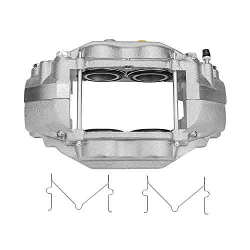 Image of Detroit Axle - Front Brake Kit for Toyota 07-16 Tundra, 08-16 Sequoia, Disc | Brake Calipers Ceramic Brake Pads 2008 2009 2010 2011 2012 2013 2014 2015 2016 Replacement