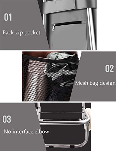 Aluminiumlegierung, Leicht, Faltbar, Reise, Lebensmittel, Einkaufstrolley, Wasserdicht, Markt-Einkaufstasche Mit Rädern… – Bild 8