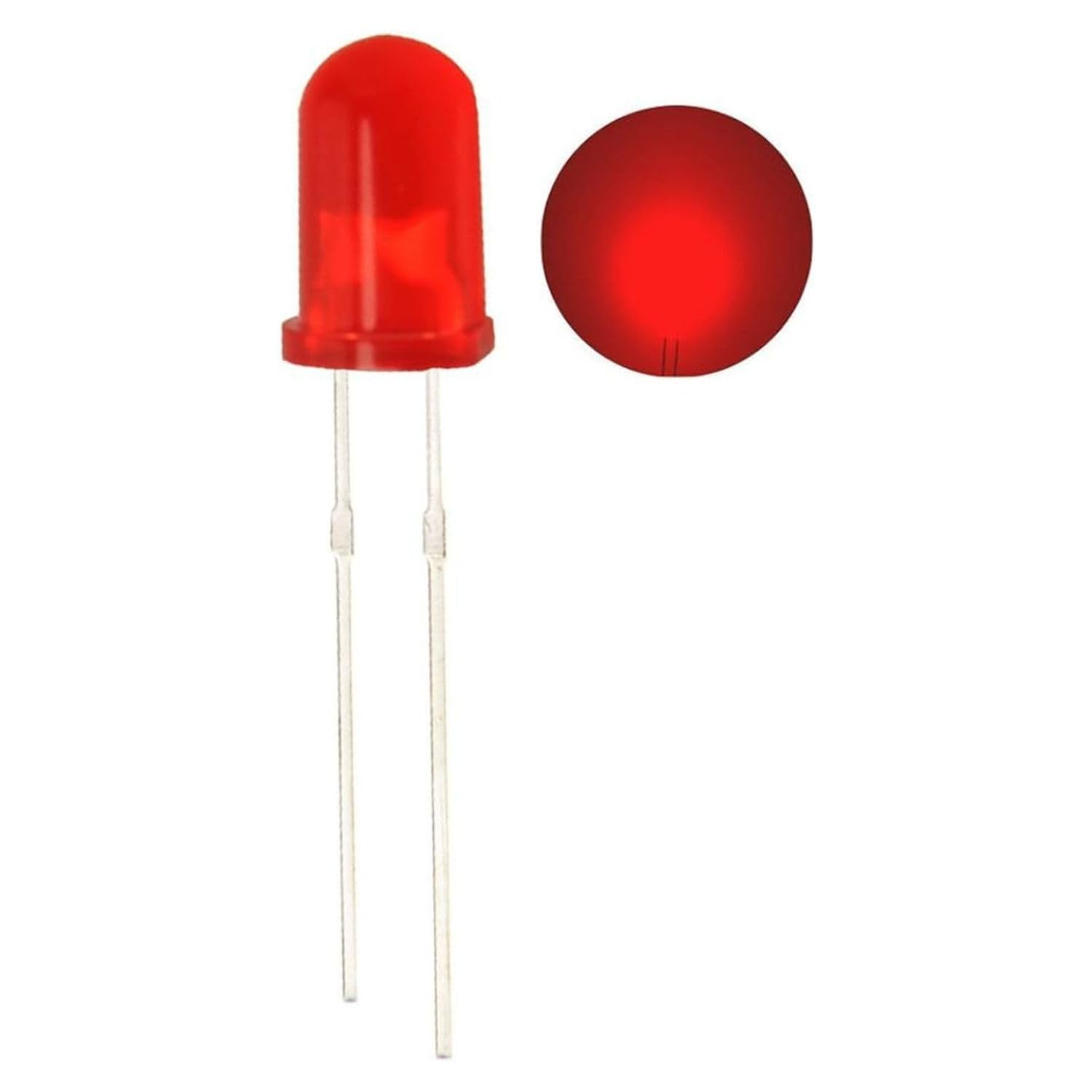 Charohm LED Light Kit, 50 Pieces 5mm Assorted Colours with 220 Ohm Resistors, White Red Blue Yellow Green - Image 3 thumbnail