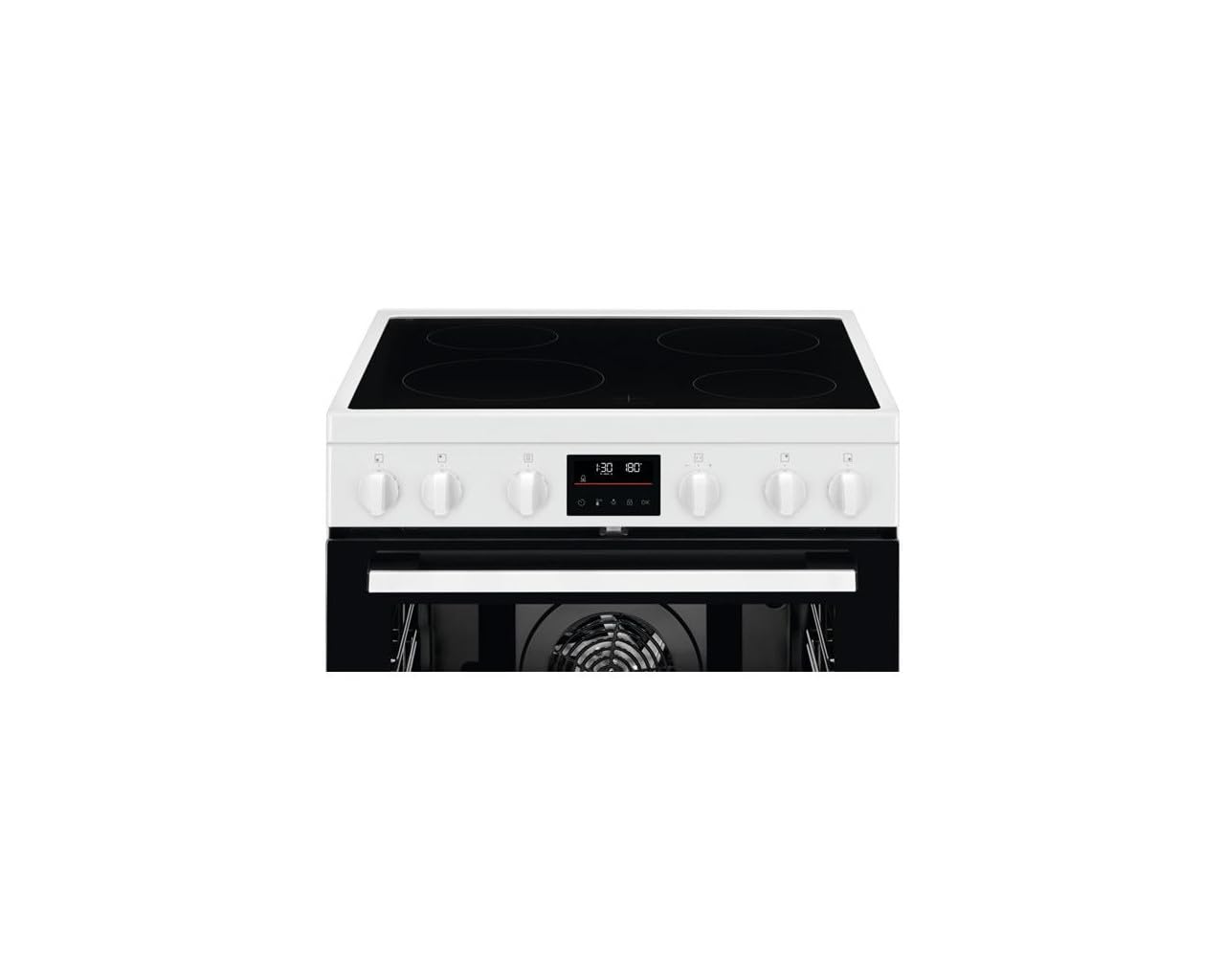 Cuisinière Vitrocéramique 73l 4 Feux Blanc - LKR64890AW