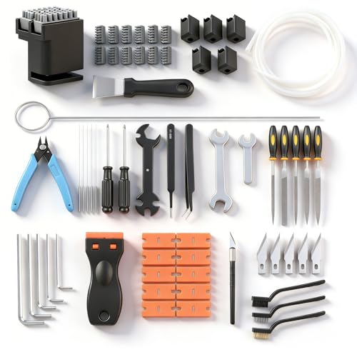 P1S 64Pcs 3D Printer Tools Kit for Bambu Lab P1S/P1P/X1/X1C/X1E 3D Printer