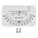 Aumotop ±45° Dual Scale Inclinometer Sturdy Construction Level Gauge for RV Boat High Precision Measurement