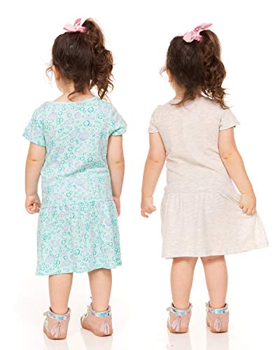 Disney One Size Princess Ariel Tshirt 2 Pack Gift Set-Short Sleeve Girls Dresses4