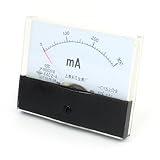 IIVVERR Class 1.5 Accuracy DC 0-300mA Analog Panel Meter Ammeter 44C2-A (Clase 1.5 Precisión DC 0-300mA Medidor de panel analógico amperímetro 44C2-A