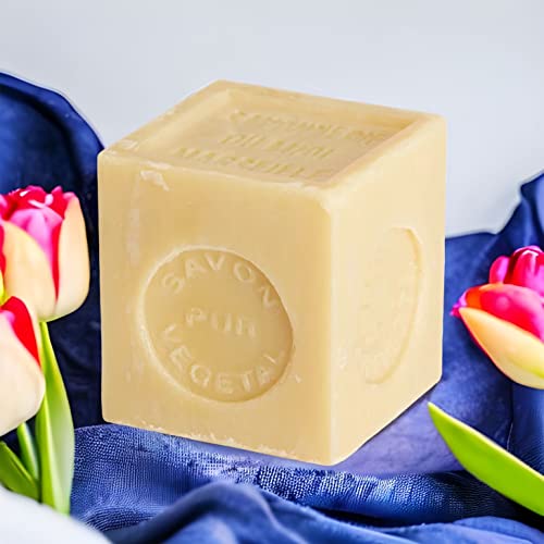 La Corvette Vegetable Oil Soap France - Traditional Savon De Marseille Soap Bar - Cube Of 500 G French Vegetable Oil Soap #TOP4