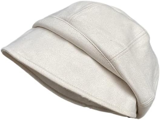Winter Women's Suede Pile Cap Casual Outdoor Octagonal Beret