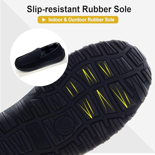 Mens Slippers Moccasins for Men Breathable Memory Foam House Shoes Indoor Outdoor4