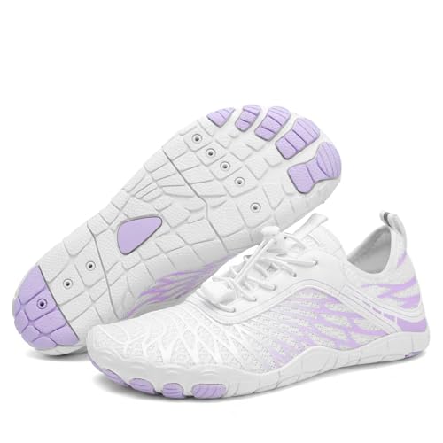 Hike Barefoot Shoes for Women Men Breathable & Non-Slip Athletic Footwear Wide Toe Water Shoes