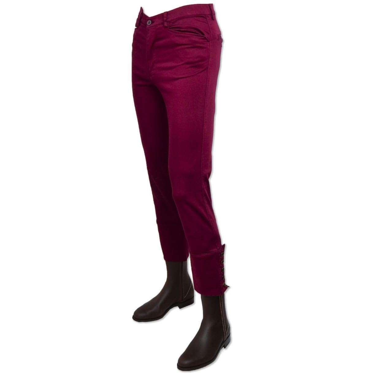Los Nietos Klassische Reithose für Erwachsene | Größe 36 | Marineblau | Reitsportartikel | Sattlerei | Handwerkstradition