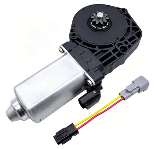 Image of HiSport 742-260 Power Window Lift Motor Compatible with Ford Excursion 2000-2005,F250 F350 Super Duty 2000-2010 Window Lift Motor Front Left Position 2Pins