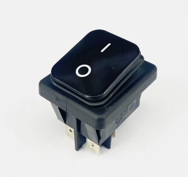 T120/55 B4... ON-Off Switch 4 Pin IP55 Waterproof and Dustproof Black