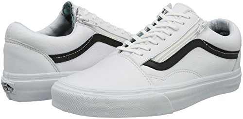 Vans Old Skool Zip, Zapatillas Unisex Adulto, Blanco (Plaid Flannel), 41 EU