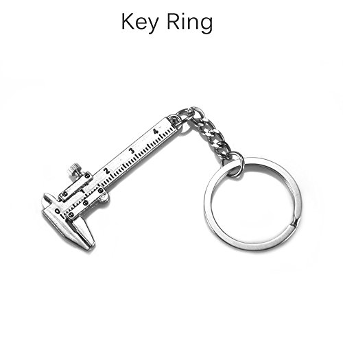 Prenine Mini Vernier Caliper, Llavero Modelo de medición, baratijas delicadas
