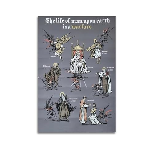 Affiche Human Life Is A War poster deco chambre coucher moderne