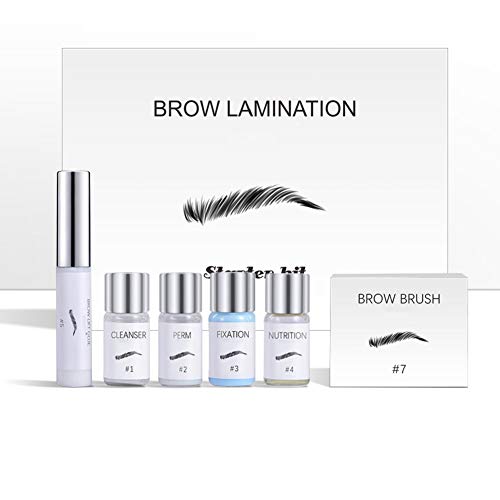 Eyebrow Lamination Kit,SUNSENT Brow Lamination Starter Kit,Professional Eyebrows Lift Styling Kit for Women,Lasting 8 Weeks,Suitable for Salon,Home Use (set B)