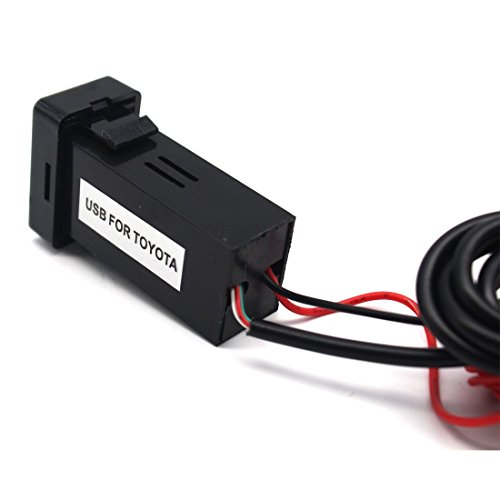 Car Usb Power Socket With Audio Port For Toyota, Awaduo Usb Car Power Port Socket With Audio Usb Socket For Iphone 13/12/X/ 8/7/ 6 /Ipad/Htc/Blackberry/Samsung/Huawei, Or Other Usb Devices #TOP3