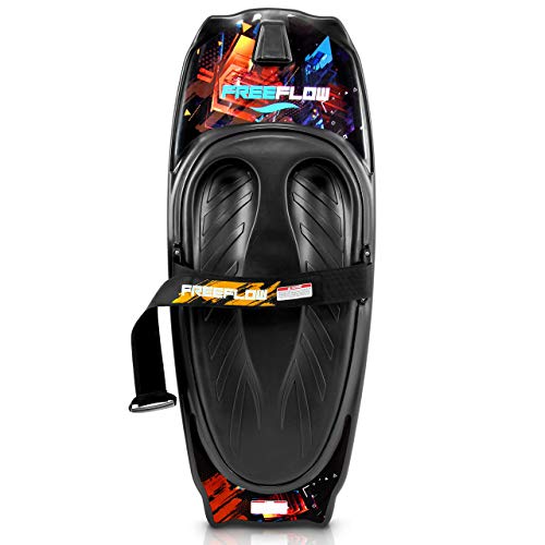 SereneLife Kneeboard Wassersport – Wakeboard mit Schlaufe, Surfbrett - mit Verstellbarem Gurt, Sommeraktivitäten für Sportbegeisterte, Sommer Wassersport- Ideal für Anfänger Kinder & Familien