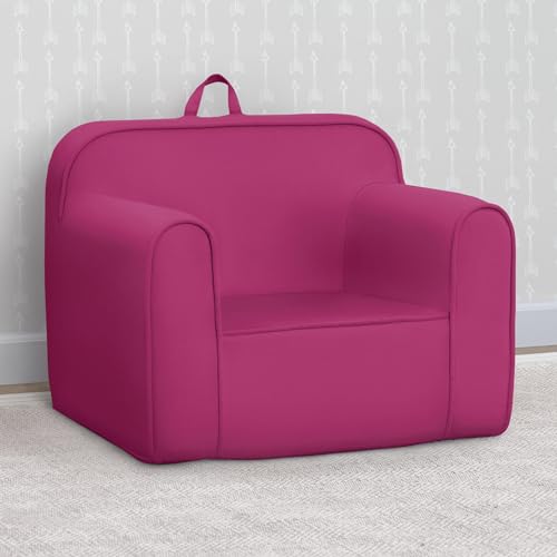 Image of Delta Children Cozee Chair -Foam Kids Chair for Ages 18 Months and Up, Hot Pink