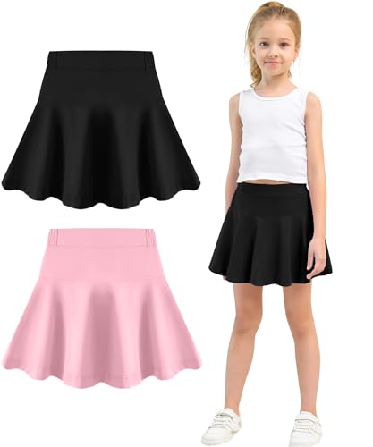 Image of Toddler Skirt Little Girls Athletic Uniform Skorts Golf Outfit Cheer Tennis Skirts with Shorts