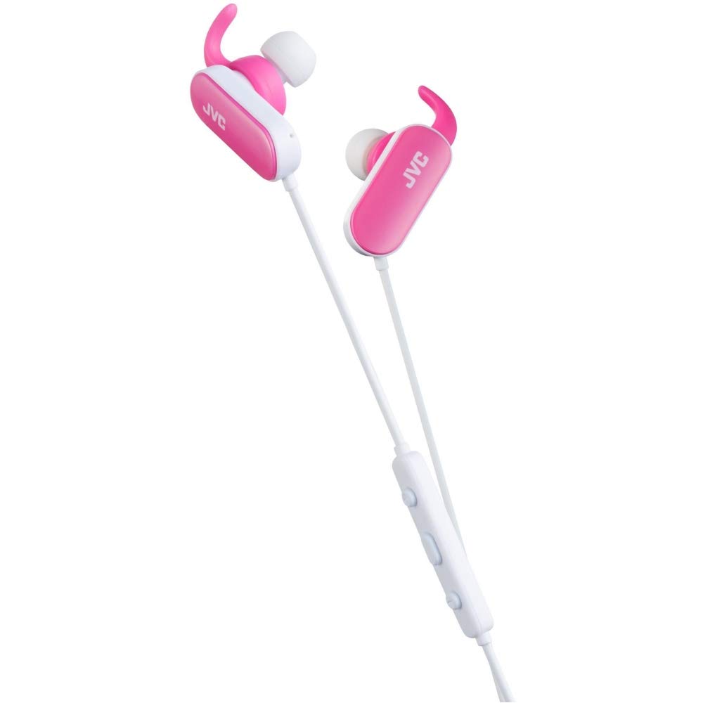 JVC HA-EBT5-P-E Ecouteurs Intra-Auriculaires Sportifs pour Smartphone/Tablette/Lecteur MP3/MP4 Rose