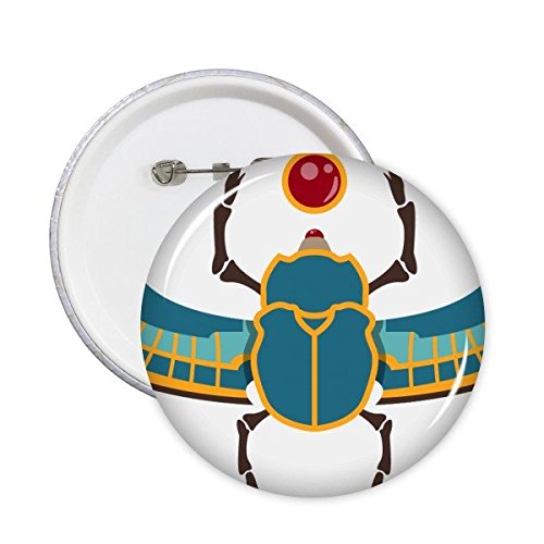 Badges Égypte motif scarabée abstrait pour personnaliser vos vestes et sacs au quotidien