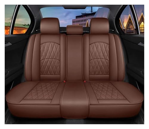 Housses de siège auto universelles marrons pour Hyundai Matrix Azera et Veloster