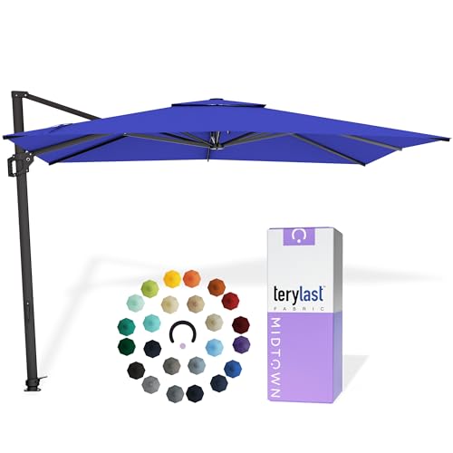 Image of Midtown Umbrellas Grande Square - 9 x 9 Ft Cantilever Umbrella