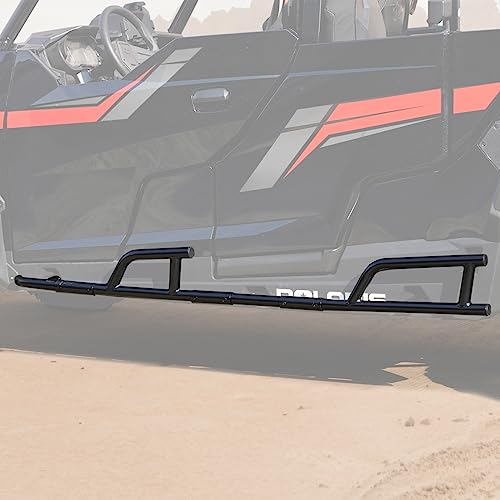 HAKA TOUGH Rock Sliders for Polaris General XP 4 1000 2020-2024 Nerf Bars for General 4 1000 Accessories Tree Kickers Anti-Corrosion Coating