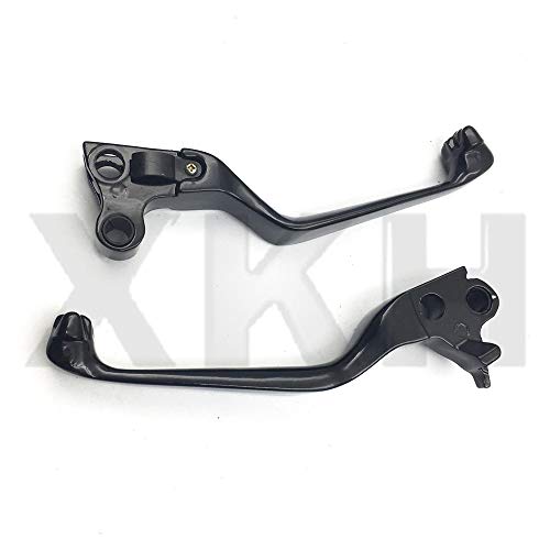 Xkh- Motorcycle Black Brake Clutch Lever Compatible With Harley Fxstc Softail Custom Fxstb Night Train [B00Y7C7Y2Y] #TOP11