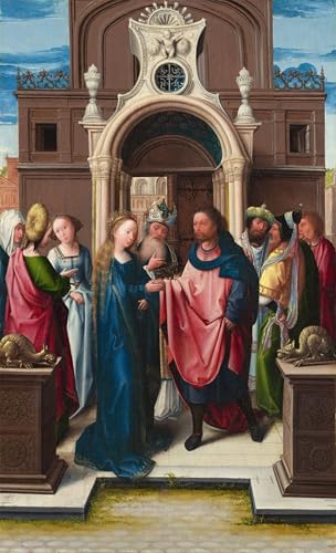 Peinture Poster Impression Tableaux Graffiti Art Mural Mariage de la Vierge Van Orley 60x90