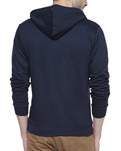 Image of Campus Sutra Men's Cotton Hooded Neck Hoodie