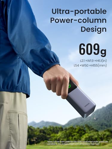 UGREEN Nexode 200W 25000mAh Power Bank Smart Display Portable Charger - Image 4
