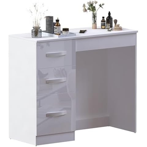 Vida Designs Hulio High Gloss Dressing Table Cover