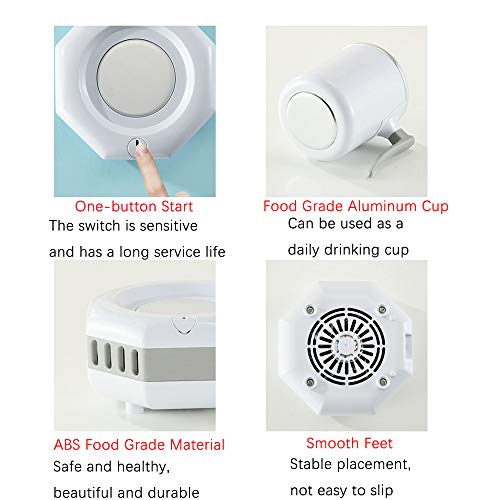 WENKOEBY Mini Ice Maker Machine, Portable Instant Cooling Cup, Cooling