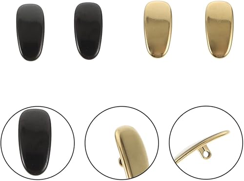 Miniatura 5 de 4 almohadillas de nariz para gafas, soporte de metal, almohadillas de nariz para gafas doradas, accesorios para gafas, soporte para gafas, marcos