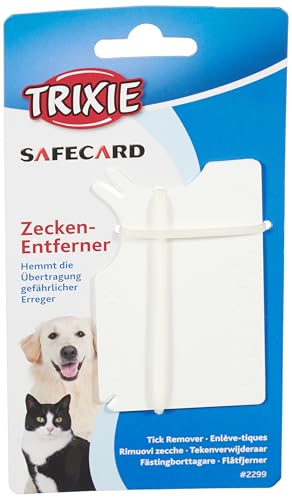 Trixie safecard Tick Remover para hámster, 8 x 5 cm, color blanco, 1 unidad