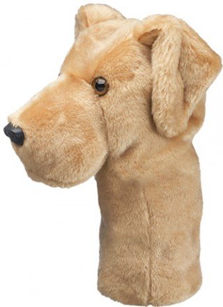 Daphne's Headcovers Golf Club Cover Driver Headcover Yellow Labrador Polyester Animal Pattern Golf