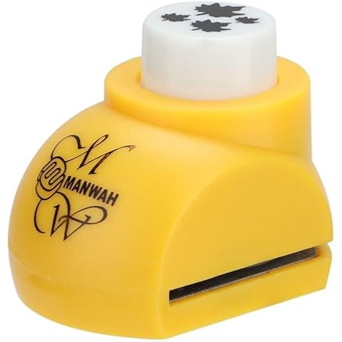 Yctze Leaf Punch, DIY Craft Accessories: Beautiful Paper Punch Cutter Tree Leaf with 8pcs Paper (Maple Leaf) Cover