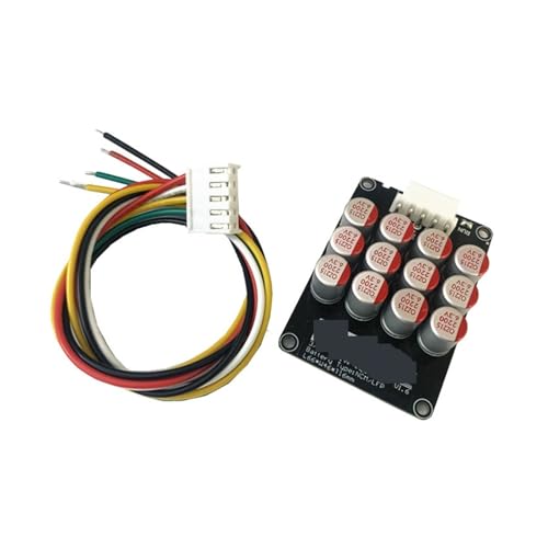 Ecualizador de Baterías Activo para Litio Lipo, NCM, LFP y LTO — Equilibrador Energético Bidireccional 3S-4S, 5A, con Cable de Silicona y Condensador (6-8S, 12-16S, 17-21S, 3-4S, 4-6S, 9-14S) miniatura 4
