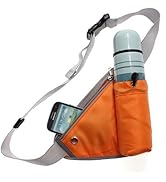 GLIVE (LABEL) Sport Waist Belt Bag-Water Bottle Holder-for Outdoor Walking and Camping Time Usabl...