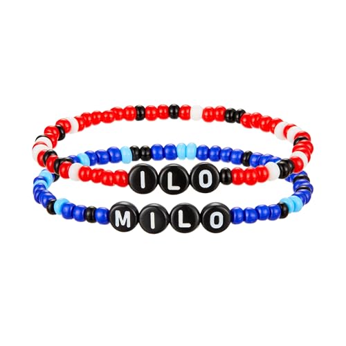 BOTVUG ILO MILO Bracelets Concert Merch Outfit for Women LGBT Music Inspired Pride Bracelets Merch for Tour Concert Fans Gifts