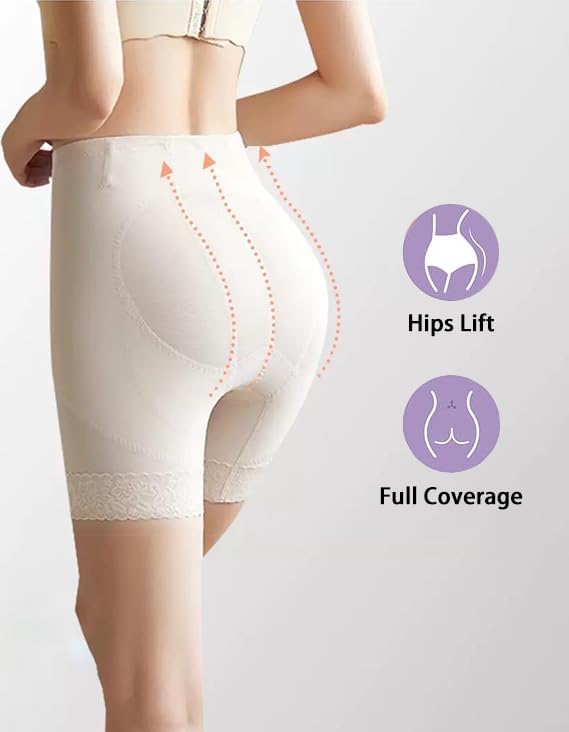 Butt Lifter Shorts for Women, Seamless Shapewear Body Shaper, No Roll Waist, Smoothing Under Dresses, No Show Lines - Image 2