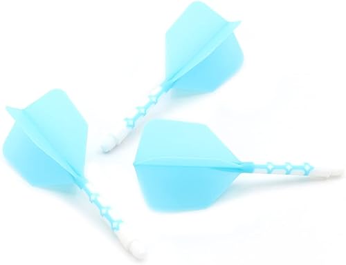 Miniatura 3 de CUESOUL ROST T19 - Eje de dardos integrado y vuelos de 1.299 in con forma de ala grande, di adiós a la caída del vuelo de dardos