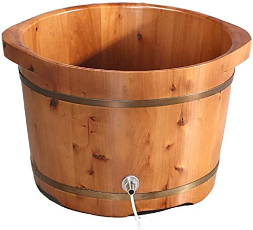 Spa de pies de madera de cedro natural tamaño mediano