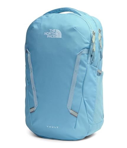 Image of The North Face Women's Vault Everyday Laptop Backpack - Commuter Travel Bag, Water-Repellent, Spacious Main Compartment, Pale Teal, One Size