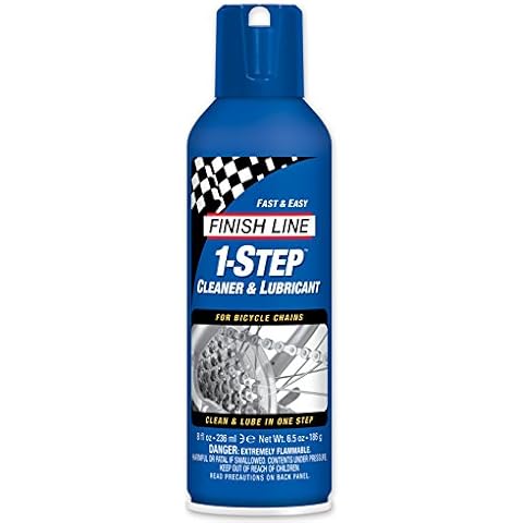 Finish Line 1-Step Cleaner and Lubricant Aerosol - Blue, 8 oz / 240 ml Cover
