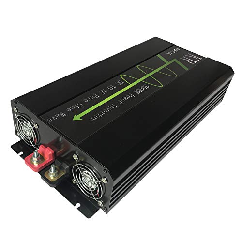 KRXNY 3000W 24V DC to 120V AC 60HZ Pure Sine Wave Solar Power Inverter Converter Off Grid with LCD Display