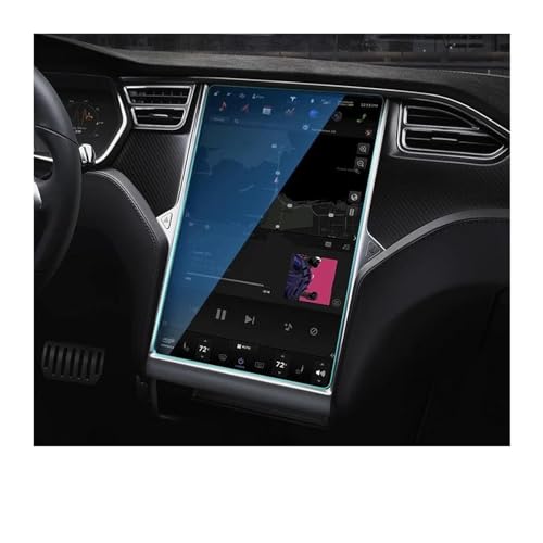 Film de protection en verre trempé Tesla évite les rayures d'écran