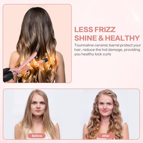 DAN-Technology-Curling-Wand-Curling-Tongs-Dual-Voltage-Hair-Curling-Wand-Ceramic-for-Wave-Curls-Hair-Styling-Tool-with-Adjustable-Temperature-Hair-Curler-with-Glove-Rose-Gold-16mm58-inch