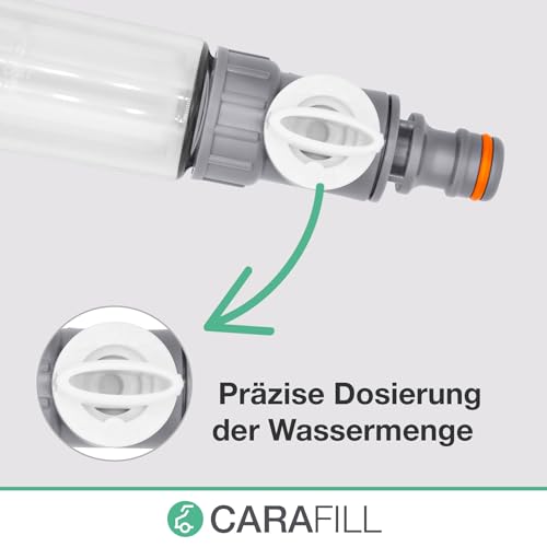 CARAFILL Befüllfilter 'TURN' 19011, für Wohnmobil, Caravan, Wohnwagen und Boot